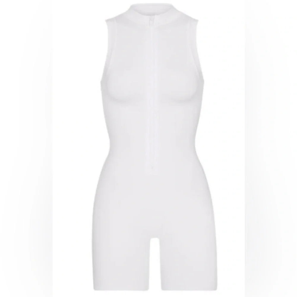 NWT Skims swim one piece Mock Neck cycle body womens marble sz 4X SW-BSS-0023